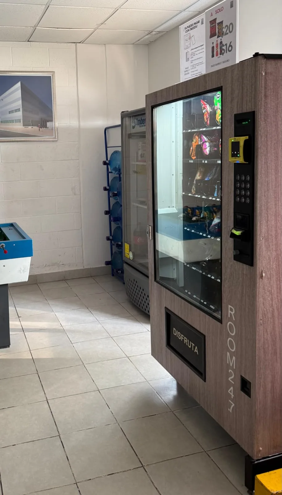 Máquina Room 24.7 instalada en planta de Isocindu, Puerto Interior Silao