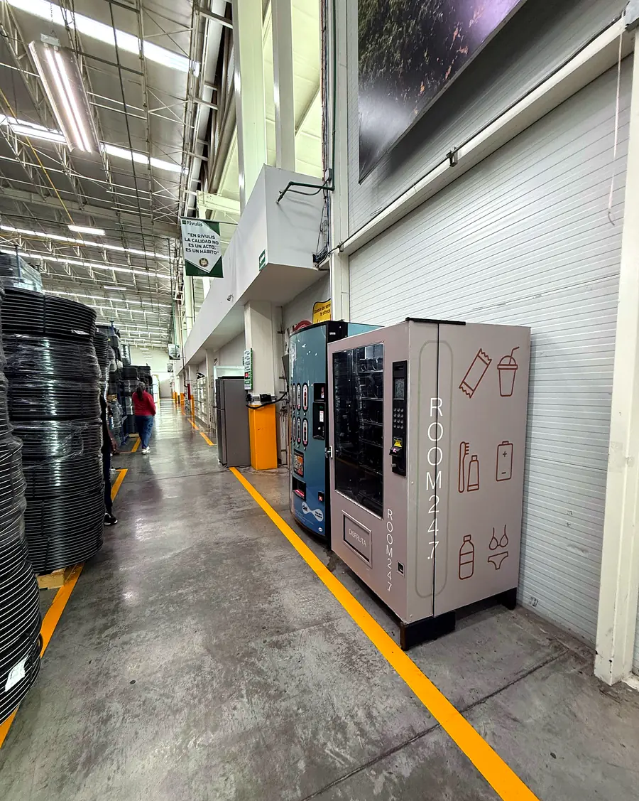 Máquina Room 24.7 instalada en planta de Rivulis, Puerto Interior Silao